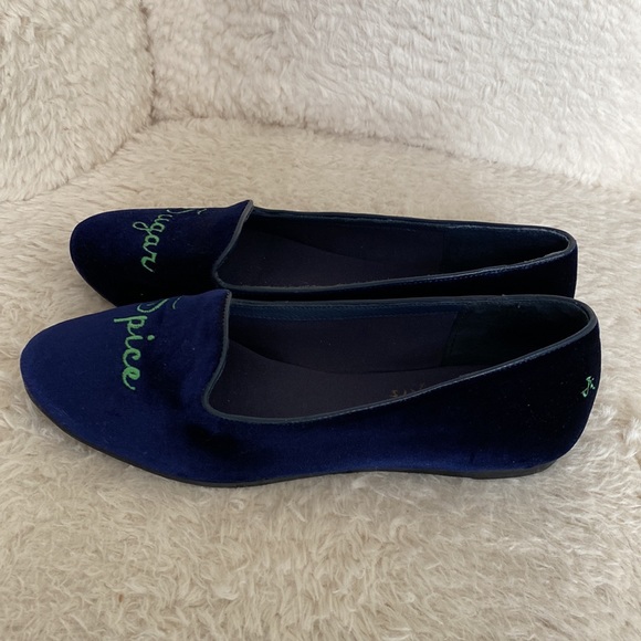 Jack Rogers x Draper James Sugar and Spice Velvet Loafer, size 8.5, EUC - Picture 5 of 7